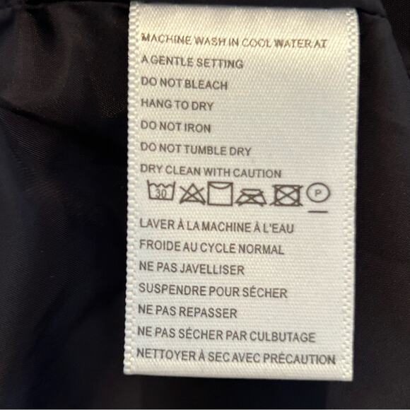 Black Brown 1928 Navy Quilted Field Barn Jacket Size Medium - Picture 6 of 10